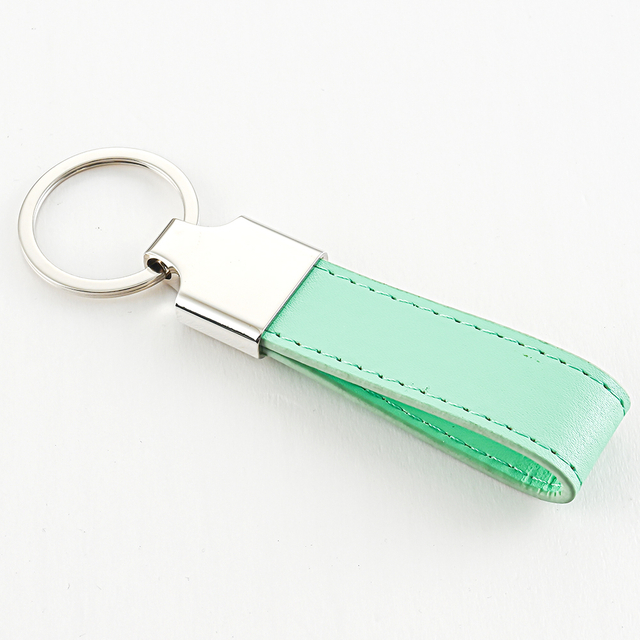 Promotional Wholesale Custom Logo Bulk Metal Leather Carabiner Keyring