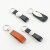 2025 Luxury Custom Leather Keychain with Hot Stamping Logo for Car Keys & Business Gifts