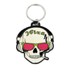Modern Minimalist Enamel Keychain Custom Metal Keychain for Hotel Promotional Giveaway