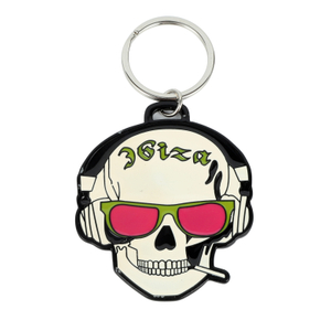 Modern Minimalist Enamel Keychain Custom Metal Keychain for Hotel Promotional Giveaway