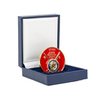 Antique Gold Plated Minimalist Design Anniversary Celebration Branding Challenge Coin
