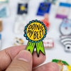 Modern Geometric Design Team Identity Custom Zinc Alloy Badge