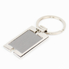 Eco Friendly Custom Logo Zinc Alloy Blank Keychain for Corporate Promotional Gifts and Luxury Daily Accessories Metal Key Chain