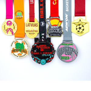 Eco Friendly Zinc Alloy Medal Custom Logo Enamel Corporate Anniversary Gift Sports Ceremony Award