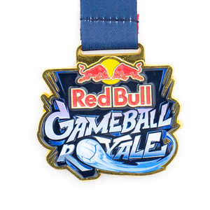 Minimalist Custom Medal Zinc Alloy Enamel Sports Participation Award Corporate Wellness Program Gift