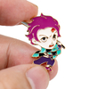 Demon Slayer Nezuko Zinc Alloy High Precision Enamel Fan Collection Lapel Pin