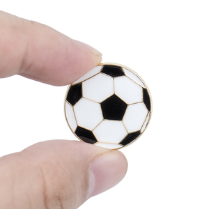 Sports Ball Zinc Alloy Printed Eco-friendly School Team Event Souvenir Custom Lapel Pin