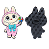Custom Anime Cute Rabbit Zinc Alloy Enamel Custom Badge Pin - Personalized Lapel Pin for Gifts & Clothing