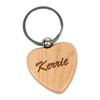 Handcrafted Natural Wood Keychain - Laser Engraved Personalized Text for Corporate Gifts Business Souvenirs Luxury Daily Use