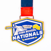 Lightweight Zinc Alloy Custom Medal Ribbon Attachment Sport Competition Trophy Engraved Award