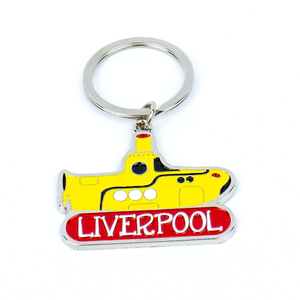 Promotional Event Custom Enamel Keychain Zinc Alloy Corporate Gifts for Clients Staff Branded Souvenir Accessory Key Chain