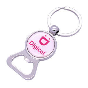 Premium Zinc Alloy Beer Bottle Opener Keychain Custom Logo Promotional Gift Camping Portable Decor