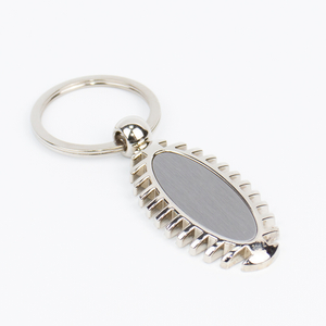 Eco Friendly Custom Logo Zinc Alloy Blank Keychain for Corporate Promotional Gifts and Luxury Daily Accessories Metal Key Chain