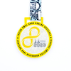 Custom Zinc Alloy Enamel Medal with Basketball Logo for Sports Competitions Event Commemoration Corporate Gift Award