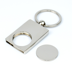 Practical Memorial Zinc Alloy Custom Hollow Out Logo Wedding Souvenir Daily Decoration Metal Token Keychain