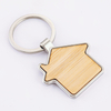 Handcrafted Natural Wood Keychain - Laser Engraved Personalized Text for Corporate Gifts Business Souvenirs Luxury Daily Use